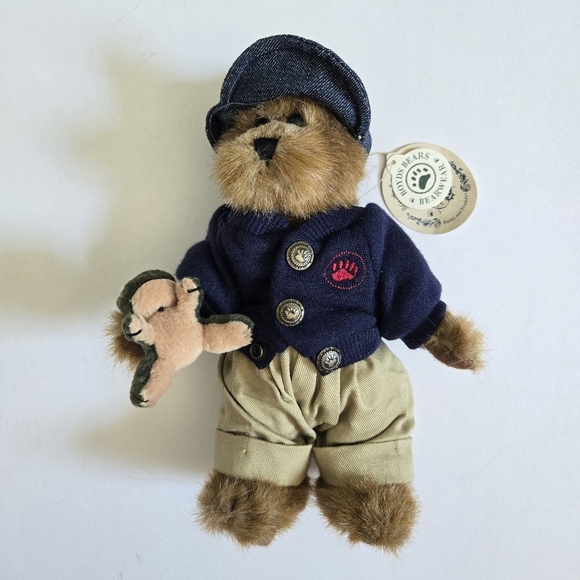 NWT Plush Boyd's Bears Bailey and Friends Edmund T with Frog - Picture 1 of 10